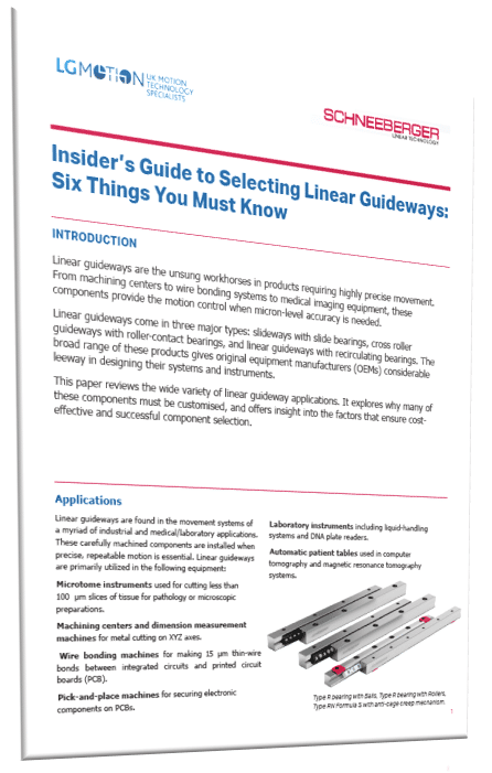 Insider’s Guide to Selecting Linear Guideways: Six Things You Must Know